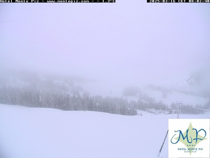 Webcam from the Alpe di Siusi towards the Sciliar