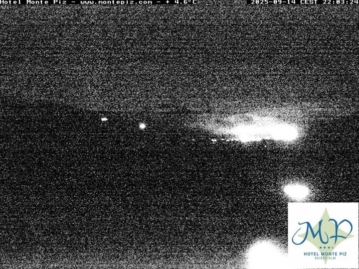 Webcam from the Alpe di Siusi towards the Sciliar
