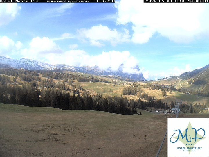 Webcam dall’Alpe di Siusi verso lo Sciliar