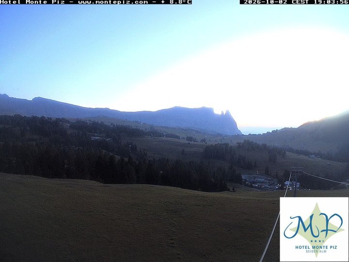Webcam von der Seiseralm in Richtung Schlern