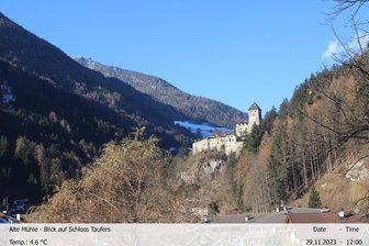 Webcam sul Castello di Tures e la Valle Aurina