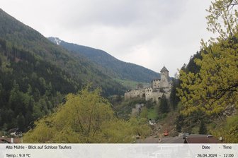 Webcam sul Castello di Tures e la Valle Aurina