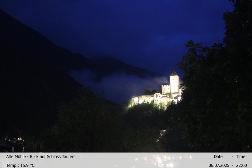 Webcam sul Castello di Tures e la Valle Aurina