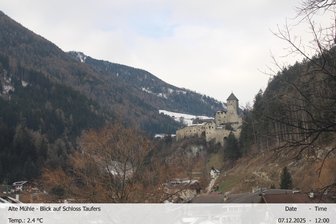 Webcam sul Castello di Tures e la Valle Aurina