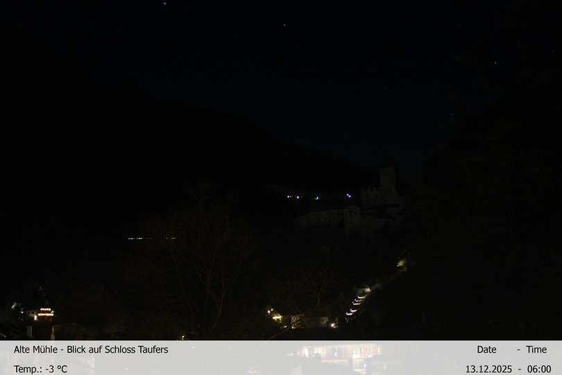 Webcam sul Castello di Tures e la Valle Aurina