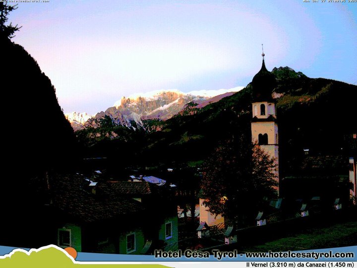 Webcam in Canazei in Val di Fassa / Fassatal