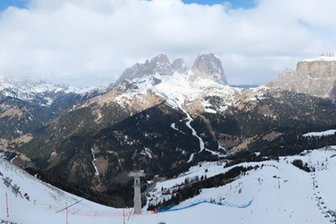 Webcam sulla skiarea Belvedere-Col Rodella e Passo Pordoi