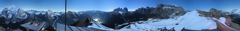 Webcam sulla skiarea Belvedere-Col Rodella e Passo Pordoi