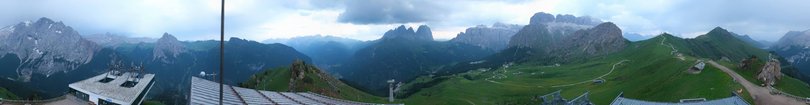 Webcam sulla skiarea Belvedere-Col Rodella e Passo Pordoi