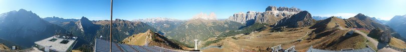 Webcam sulla skiarea Belvedere-Col Rodella e Passo Pordoi