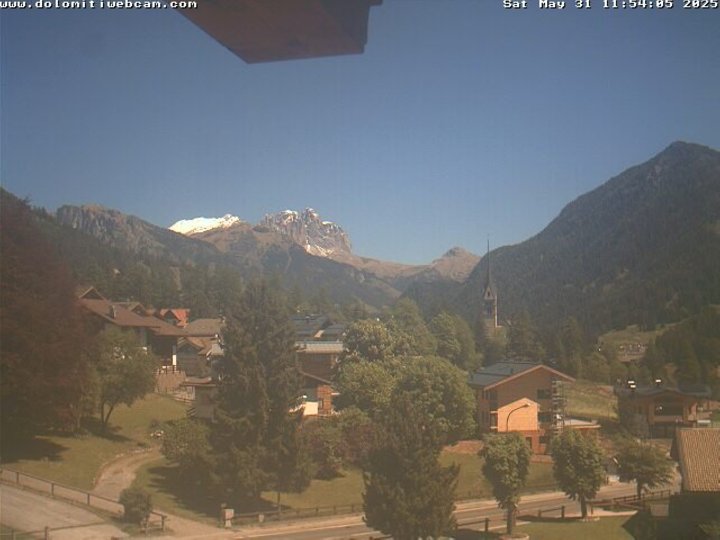 Webcam su Vigo di Fassa e il Sassolungo