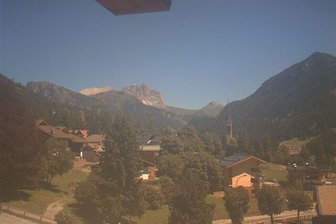 Webcam auf Vigo di Fassa und den Langkofel