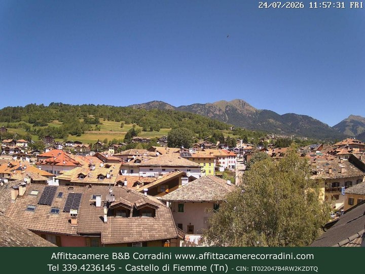 Webcam Kastell im Fleimstal