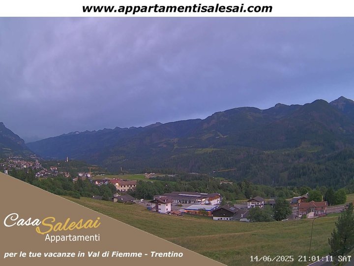 Webcam on the Val di Fiemme and Alpe Cermis