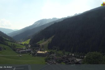 Webcam from St. Anton looking into the Pflersch Valley