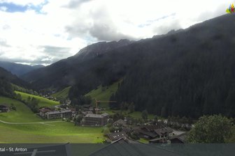 Webcam from St. Anton looking into the Pflersch Valley
