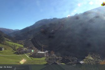 Webcam from St. Anton looking into the Pflersch Valley