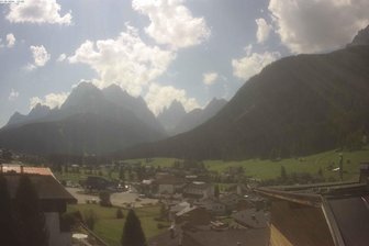 Webcam in Sexten, Blick vom Hotel St. Veit