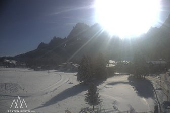 Webcam in Richtung Dreischusterspitze und Sextener Dolomiten