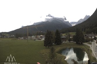 Webcam verso Punta dei Tre Scarpieri e le Dolomiti di Sesto
