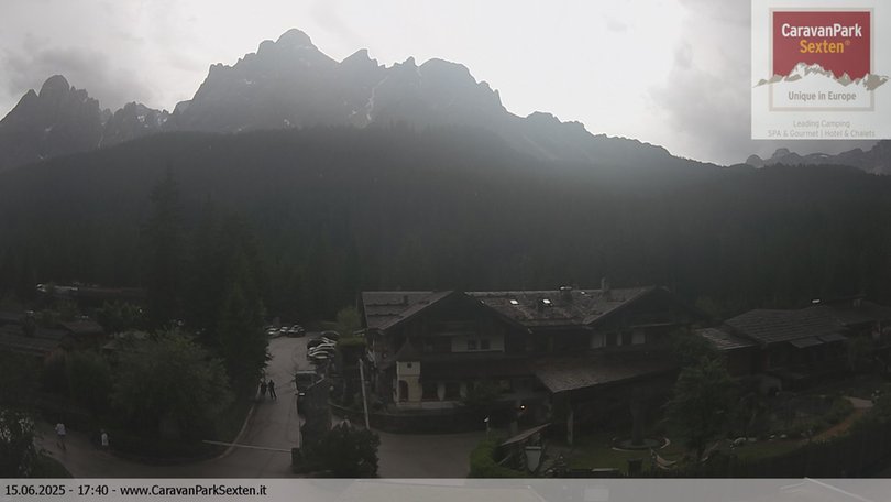 Webcam auf die Sextner Sonnenuhr