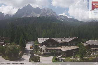 Webcam auf die Sextner Sonnenuhr