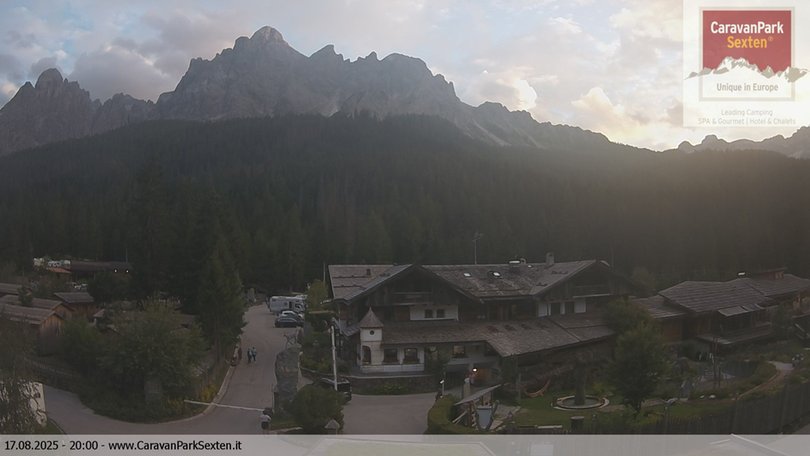 Webcam auf die Sextner Sonnenuhr