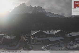 Webcam auf die Sextner Sonnenuhr