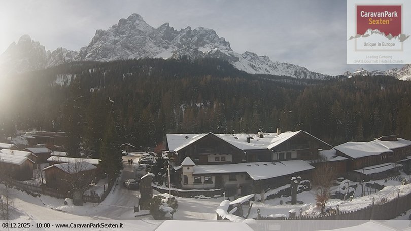 Webcam auf die Sextner Sonnenuhr