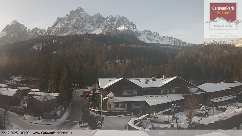 Webcam auf die Sextner Sonnenuhr