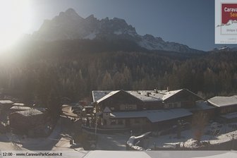 Webcam auf die Sextner Sonnenuhr
