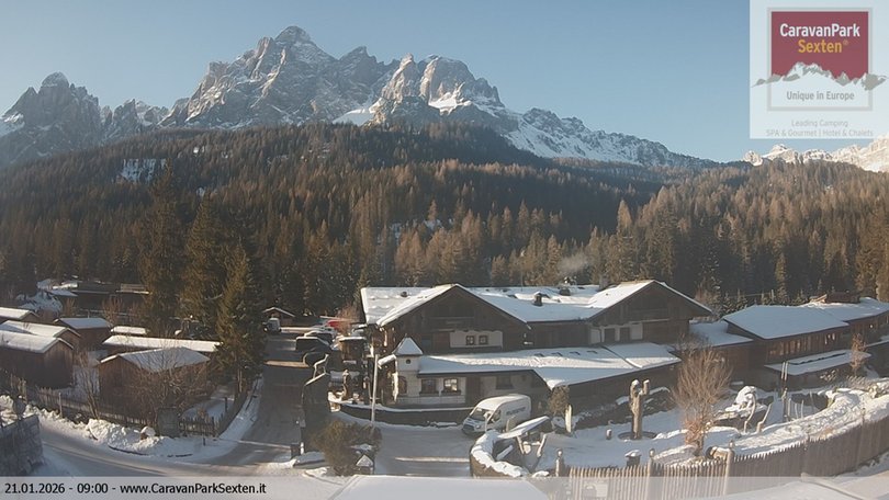 Webcam auf die Sextner Sonnenuhr