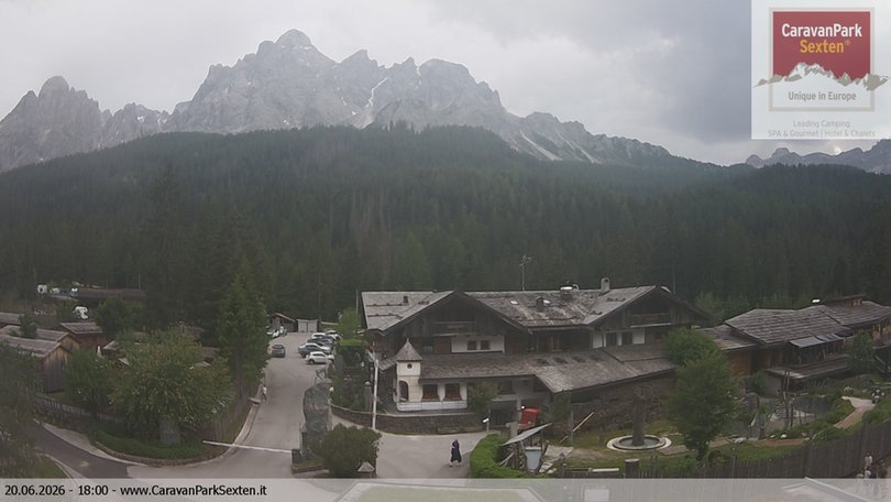 Webcam auf die Sextner Sonnenuhr
