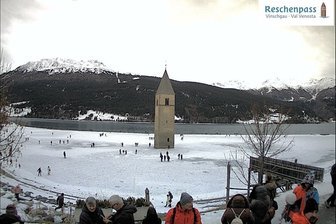 Webcam sul campanile del lago di Resia