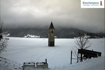 Webcam sul campanile del lago di Resia