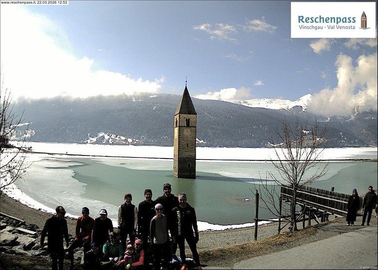 Webcam sul campanile del lago di Resia