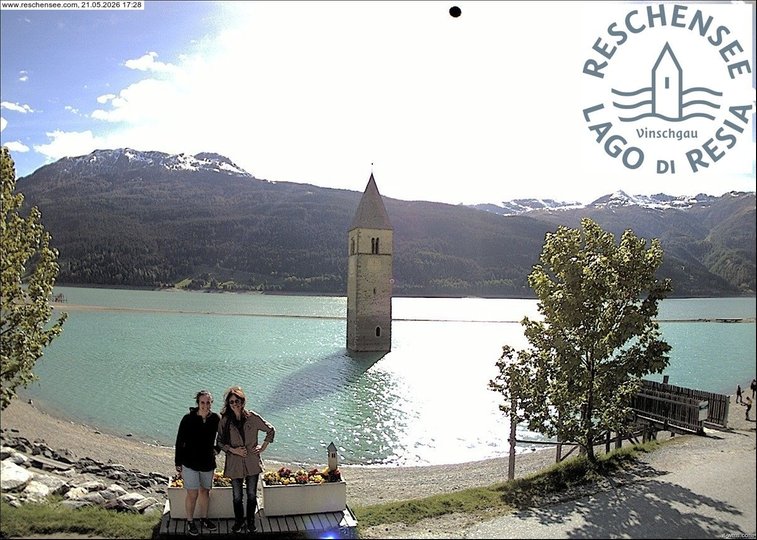 Webcam sul campanile del lago di Resia