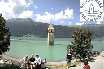 Webcam sul campanile del lago di Resia