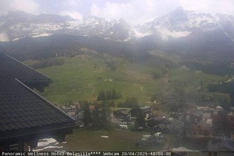 Webcam vom Hotel Dolasilla mit Blick auf das Dorf La Villa