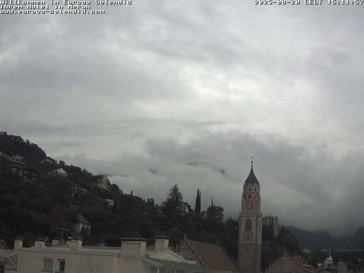 Webcam sulla città vecchia di Merano