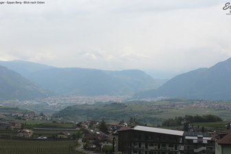 Webcam from Eppan towards the Sarntal Alps