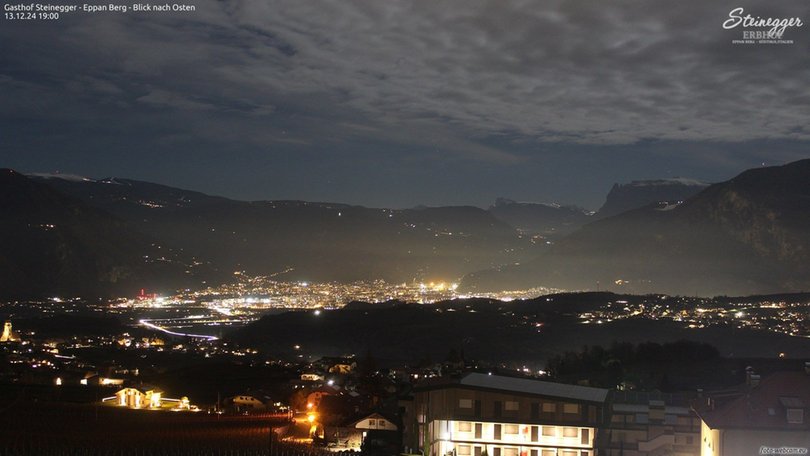 Webcam von Eppan-Berg in Richtung der Sarntaler Alpen