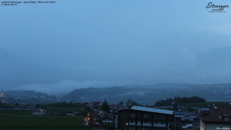 Webcam von Eppan-Berg in Richtung der Sarntaler Alpen