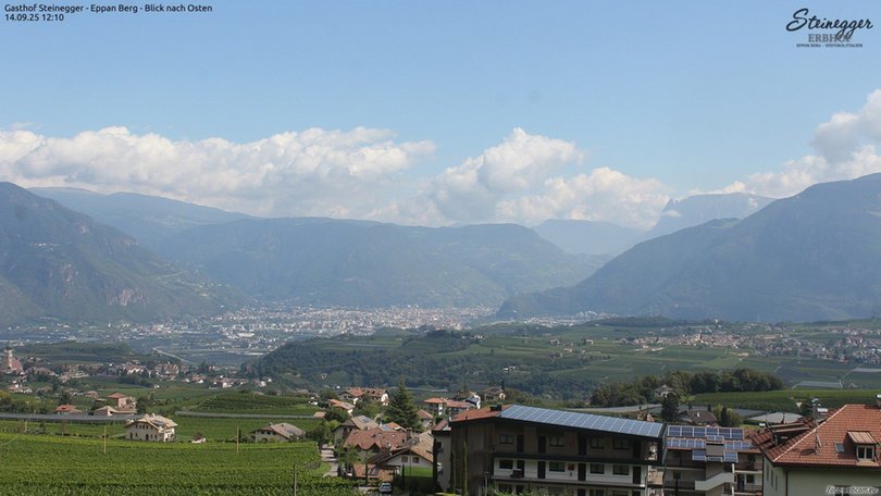 Webcam da Appiano Monte verso le Alpi Sarentine