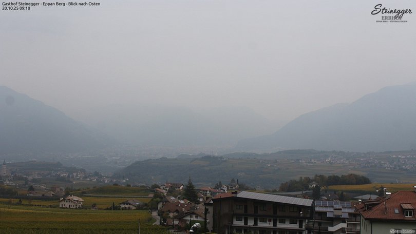 Webcam von Eppan-Berg in Richtung der Sarntaler Alpen