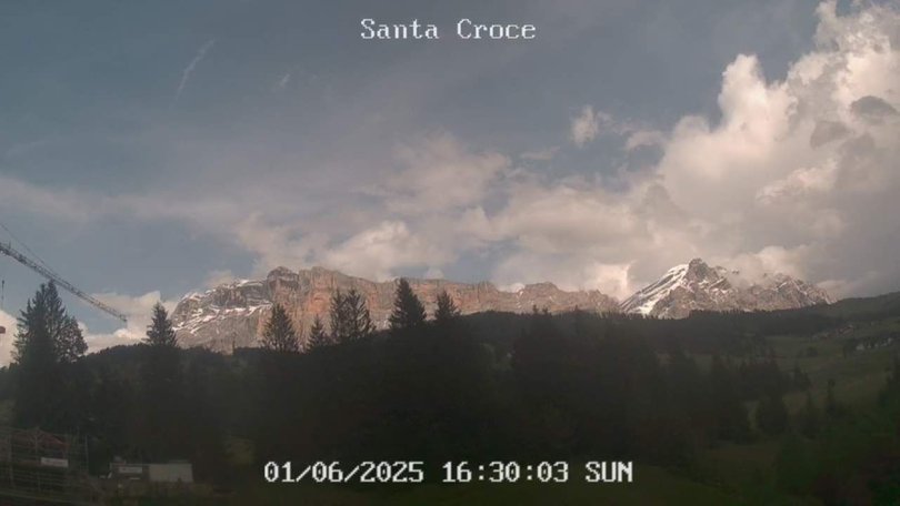 Webcam von Badia auf den Heiligkreuzkofel