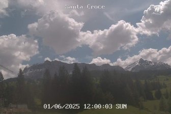 Webcam von Badia auf den Heiligkreuzkofel