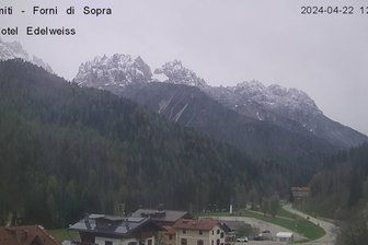 Webcam von Forni di Sopra zu den Friauler Dolomiten