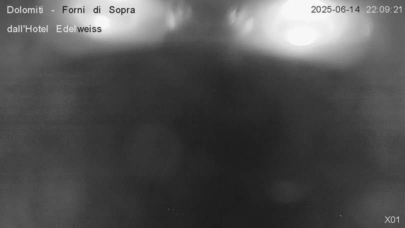 Webcam from Forni di Sopra towards the Friaulian Dolomites