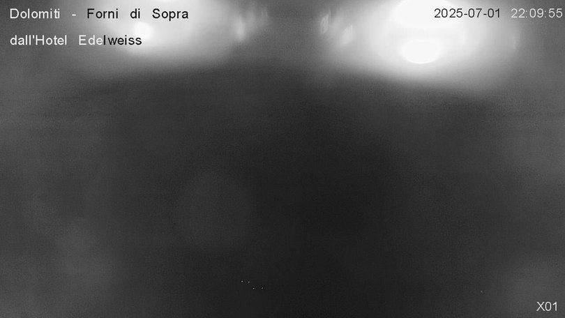 Webcam from Forni di Sopra towards the Friaulian Dolomites